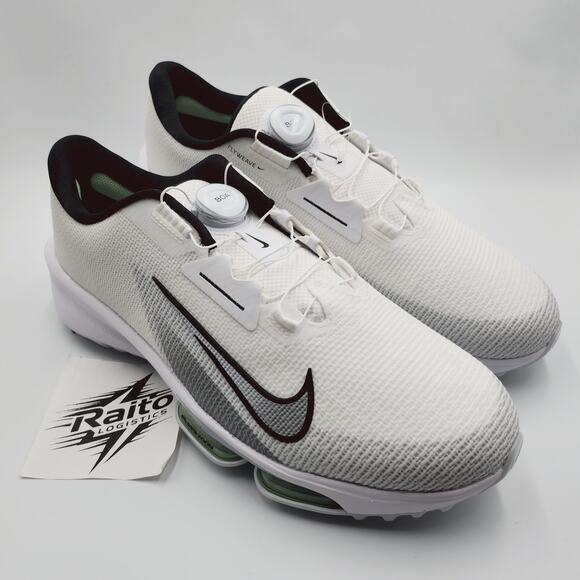 Men\'s Sz 13 Wide Nike Golf Shoes Infinity Tour BOA 2 Vapor Green FN6730-100 New main image 4